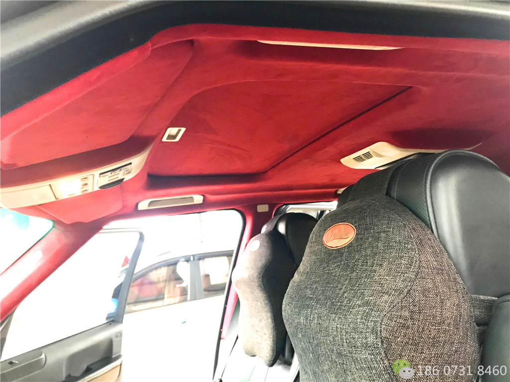 路虎91抖音视频黄｜路虎顶棚改酒红麂皮步骤