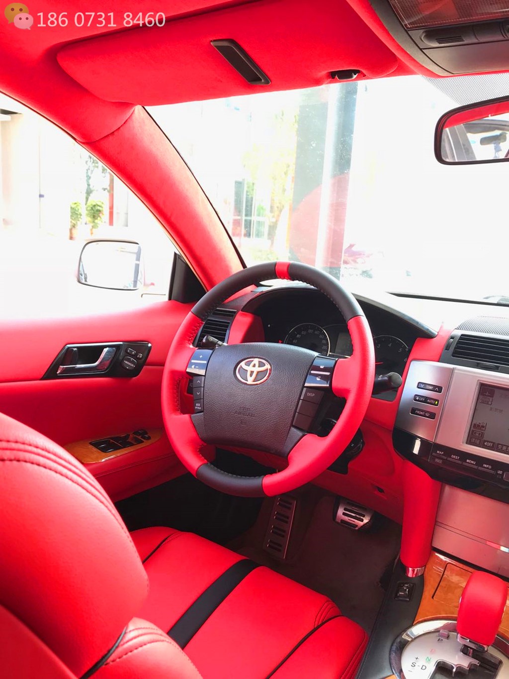 丰田锐志全红内饰91抖音视频黄