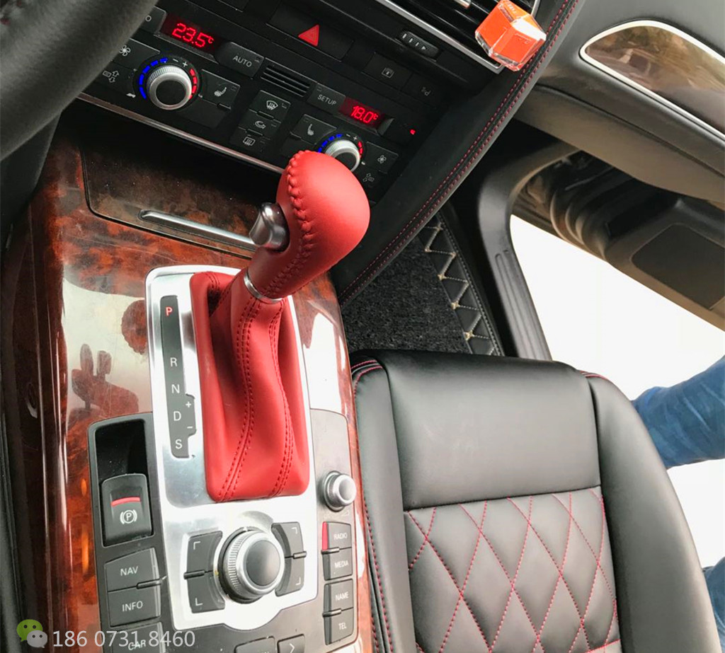 奥迪A6L黑红内饰翻新91抖音视频黄