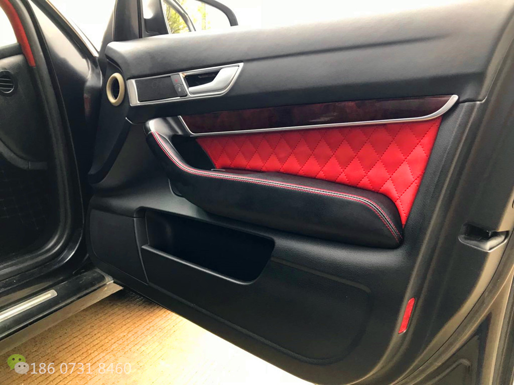 奥迪A6L黑红内饰翻新91抖音视频黄