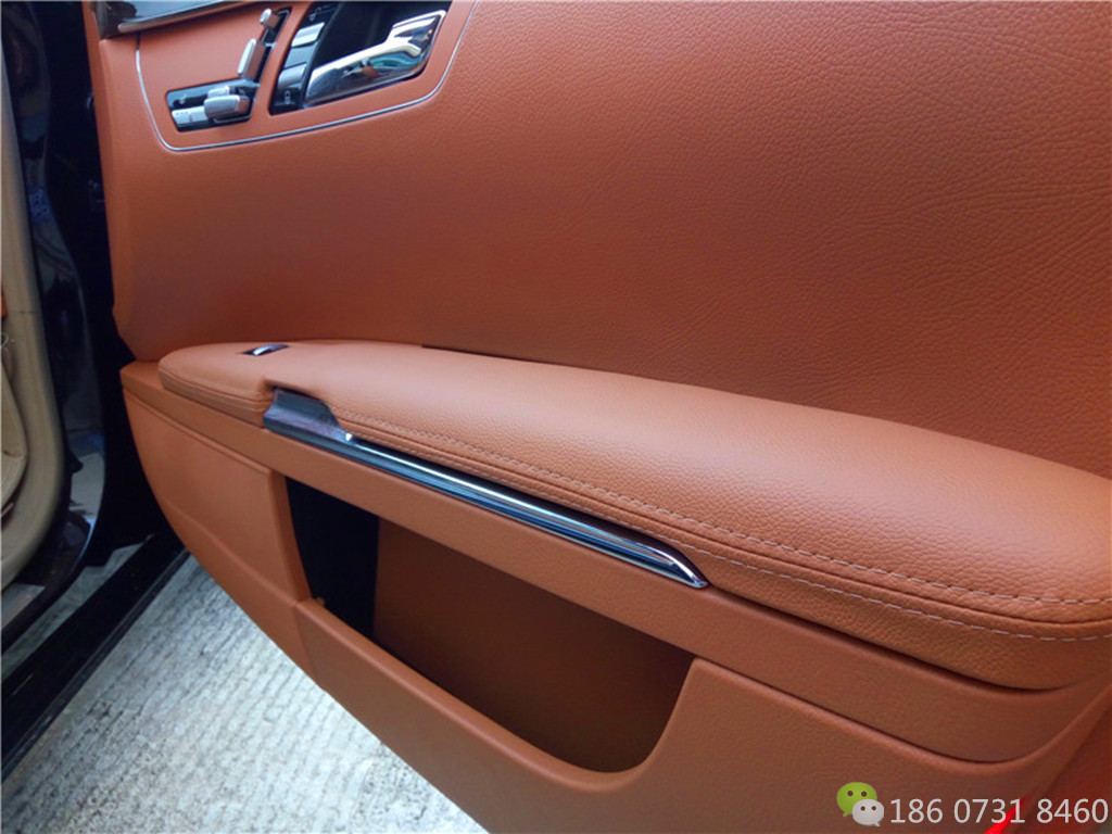 奔驰S350咖色内饰翻新升级91抖音视频黄