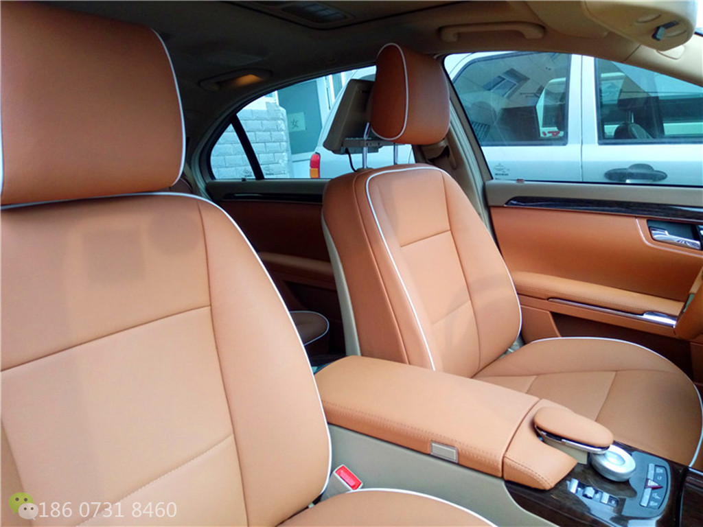 奔驰S350咖色内饰翻新升级91抖音视频黄