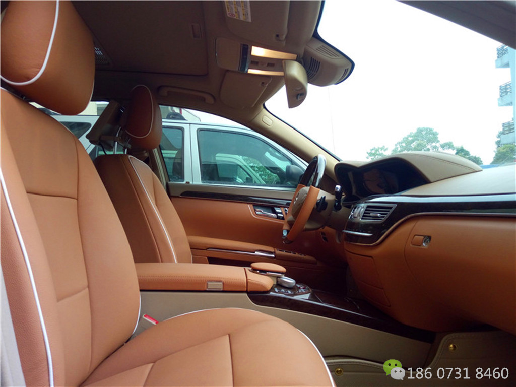 奔驰S350咖色内饰翻新升级91抖音视频黄