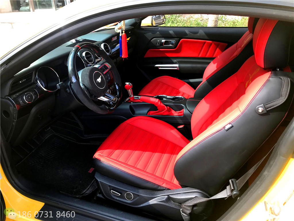 野马内饰91抖音视频黄升级碳纤内饰